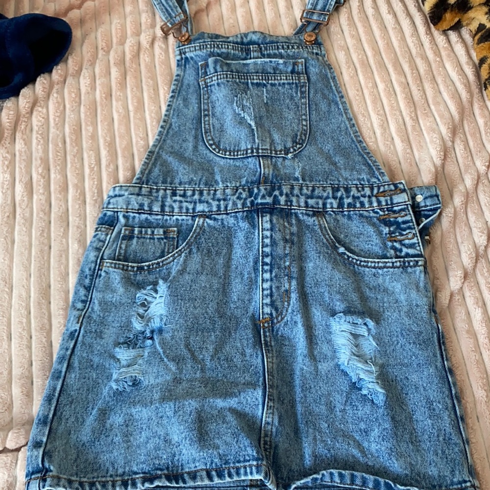 Denim Romper (Skirt)